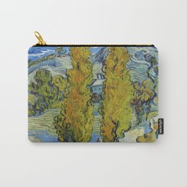Vincent Van Gogh - The Poplars at Saint-Rémy (1889) Carry-All Pouch