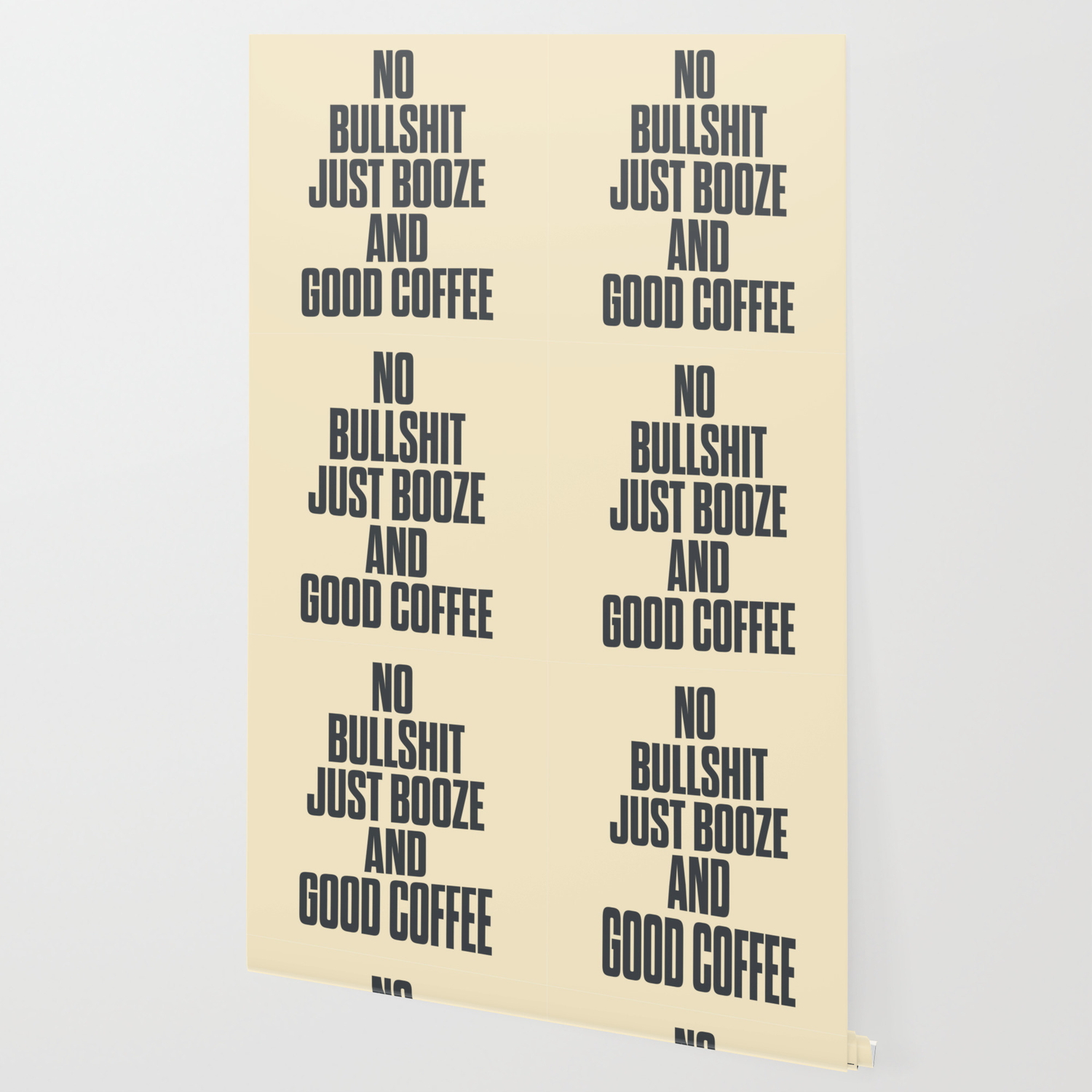 No Bullshit Just Booze And Good Coffee Inspirational Quote