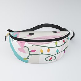 Unicorn Magical Christmas Fairy Lights Sweet Pink Fanny Pack