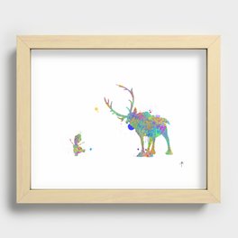 Olaf and Sven Recessed Framed Print