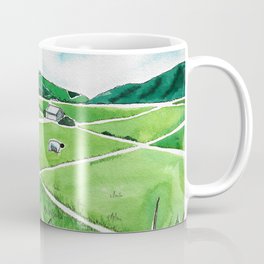 Tending Paddy in the Valley Mug