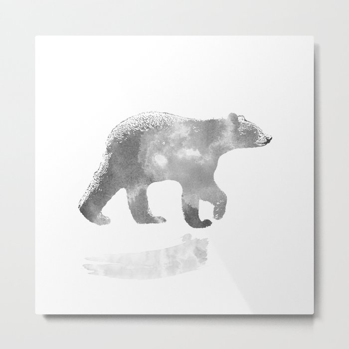 graphic bear III Metal Print
