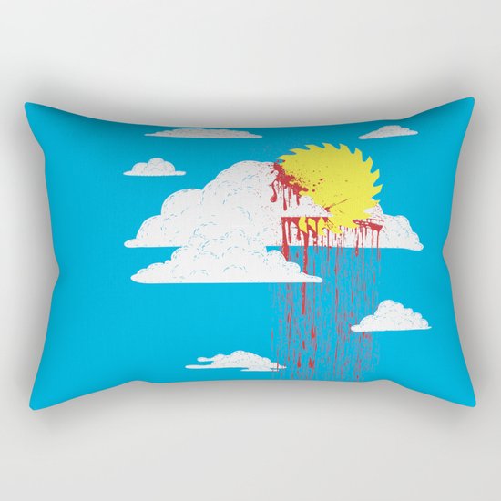 From a Lacerated Sky Rectangular Pillow