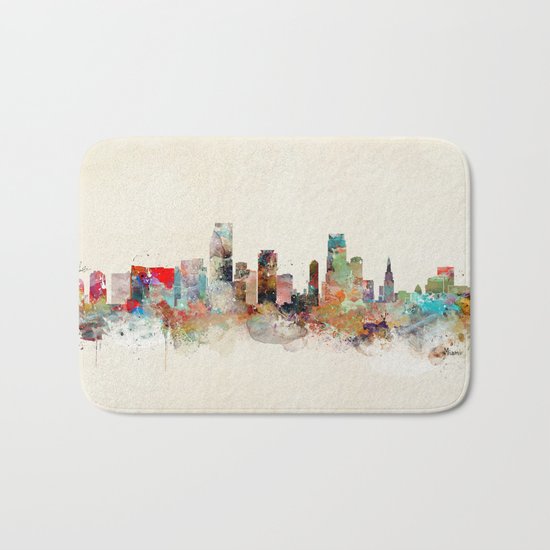 miami florida Bath Mat
