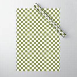 Apple Green CheckMate Wrapping Paper