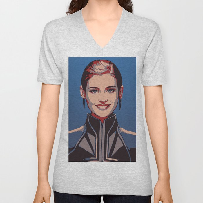 Captain Gaby V Neck T Shirt