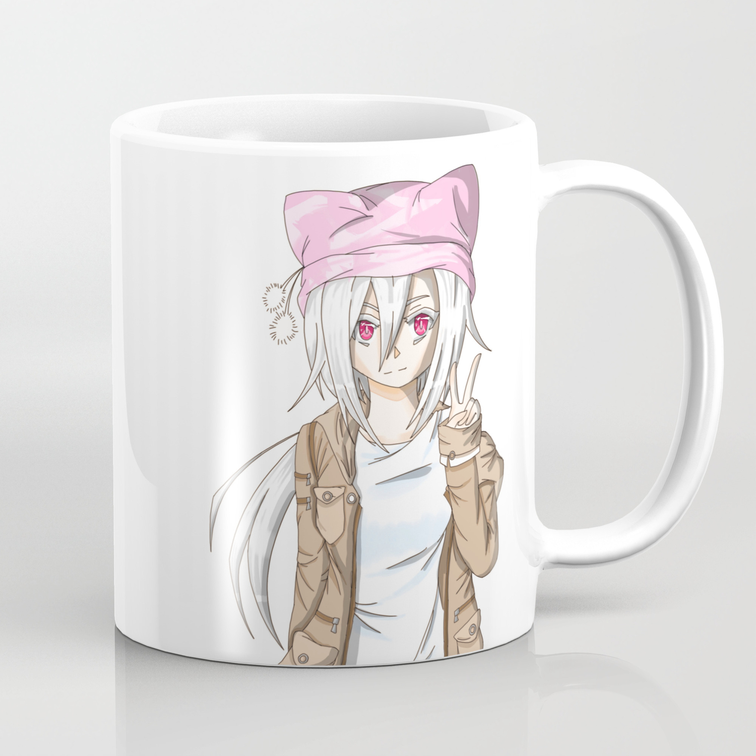 Anime Girl Light Coffee Mug By Morwynia Society6