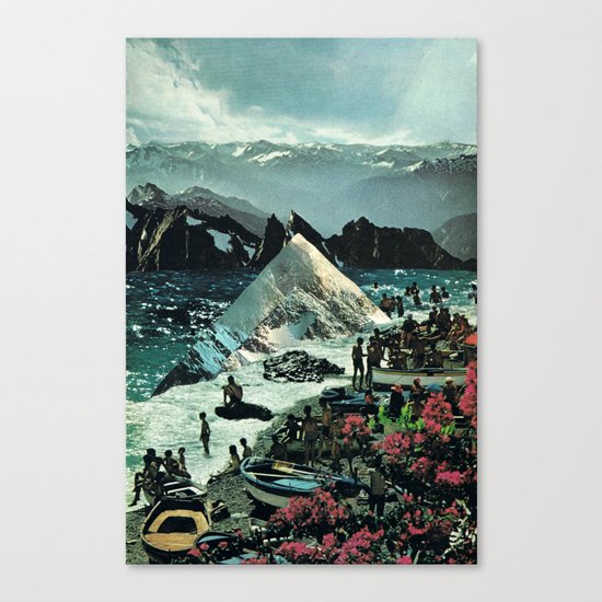 the spirit of the waves... Canvas Print