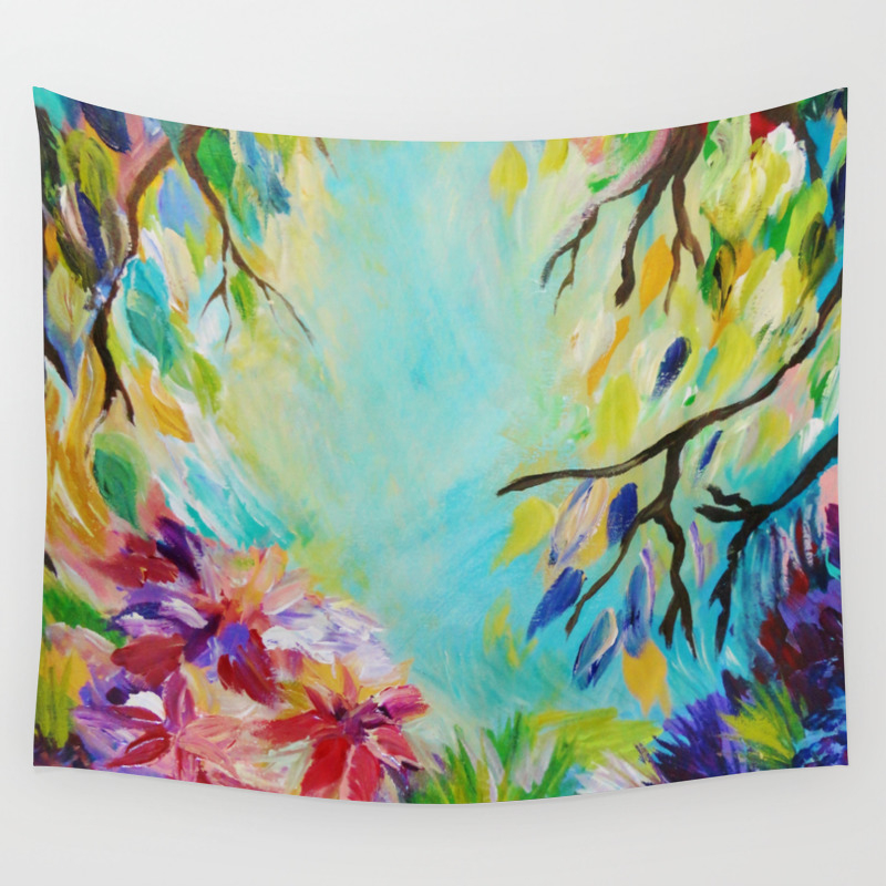 Bliss Stunning Bold Colorful Idyllic Dream Floral Nature