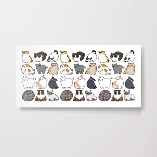 Cats Cats Cats Metal Print
