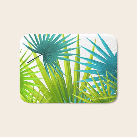 Palm Leaves Bath Mat