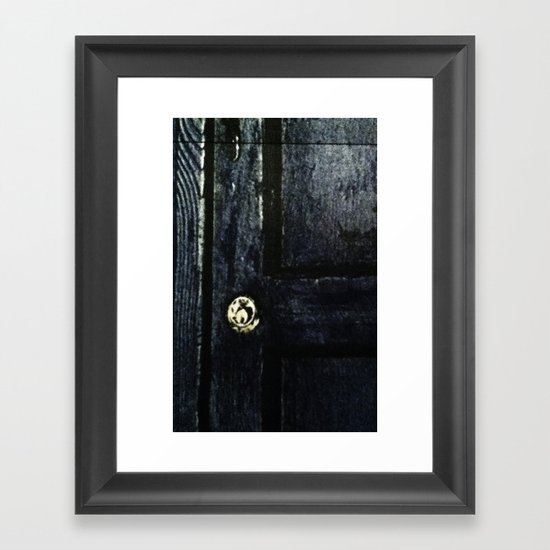 Doctor Who: Who has the Tardis key? Framed Art Print