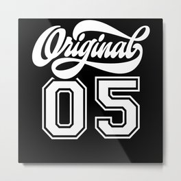 Original Vintage 2005 Metal Print