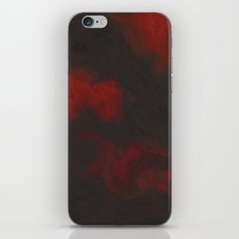 Black and Liquid Red iPhone Skin