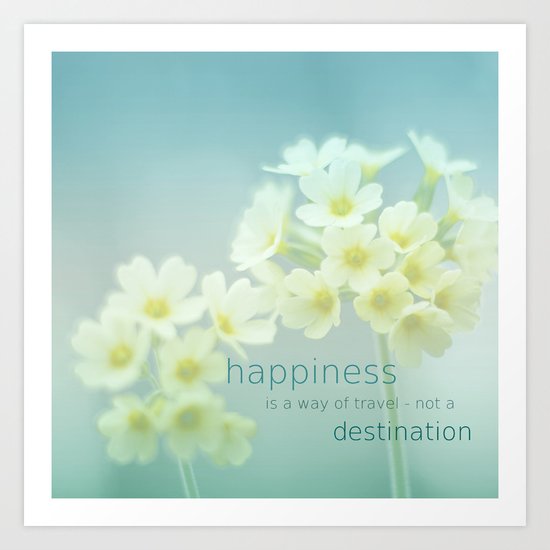 Happiness Art Print