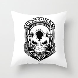 Obsequey Throw Pillow