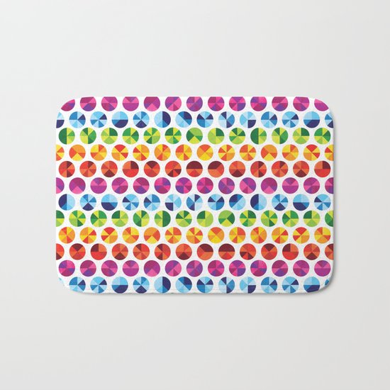 Colour Wheel Bath Mat