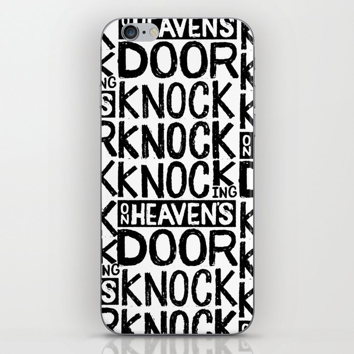 Knock Knock Knocking On Heaven S Door Iphone Skin By Thewellkeptthing