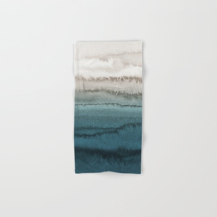 WITHIN THE TIDES - CRASHING WAVES TEAL Hand & Bath Towel