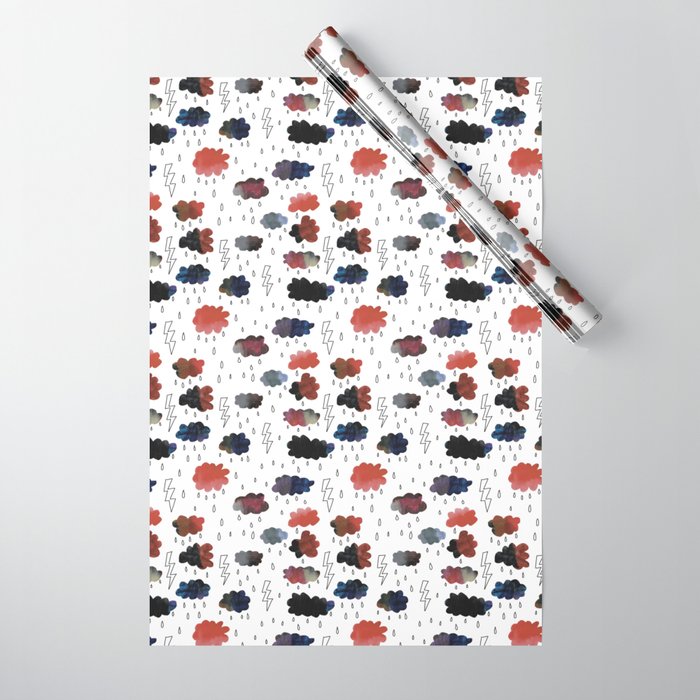 Thunder storm Wrapping Paper