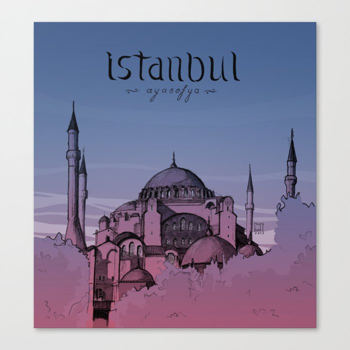 Istanbul - Ayasofya Canvas Print