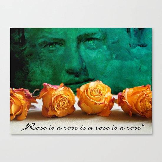 ROSE - quote Canvas Print