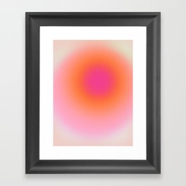 Sunrise Gradient Framed Art Print