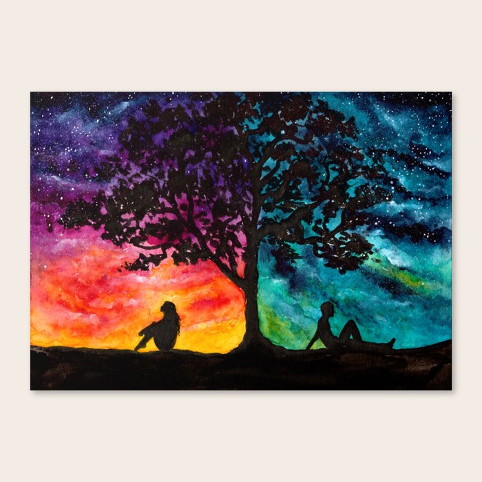 Two Different Worlds Canvas Print By Demasiadomar Society6