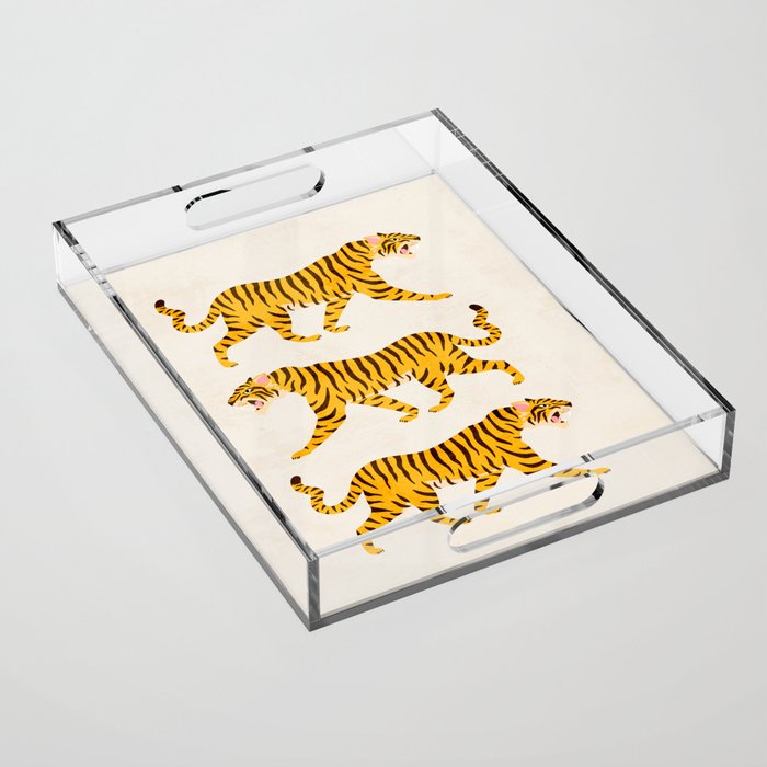 Fierce: Golden Tiger Edition Acrylic Tray