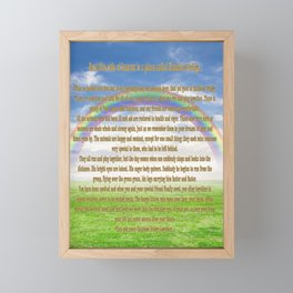 Rainbow Bridge Framed Mini Art Print