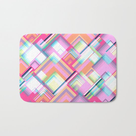 Spectacular geometry Bath Mat