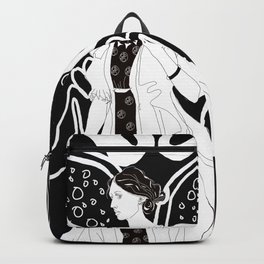 Virginia Woolf Art Nouveau Backpack