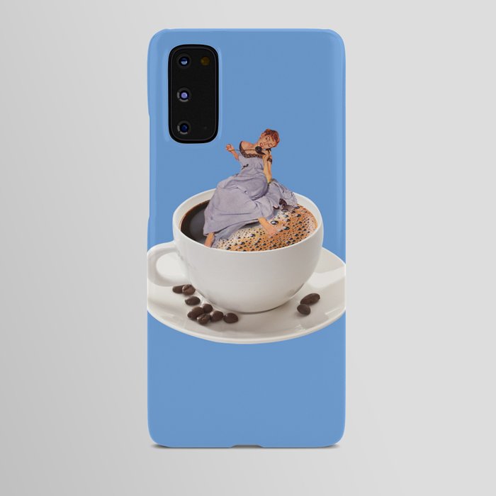 morning person 2 blue Android Case