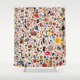 INDEX by Beth Hoeckel Shower Curtain