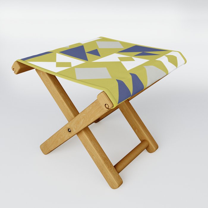 Classic triangle modern composition 19 Folding Stool