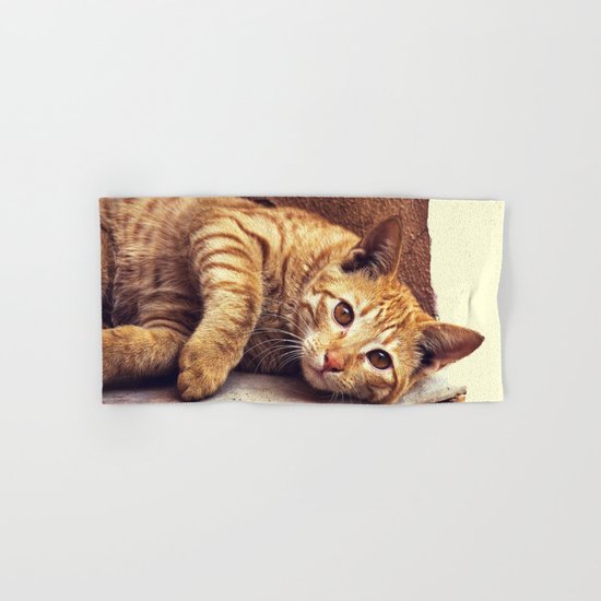 Cat roux Hand & Bath Towel