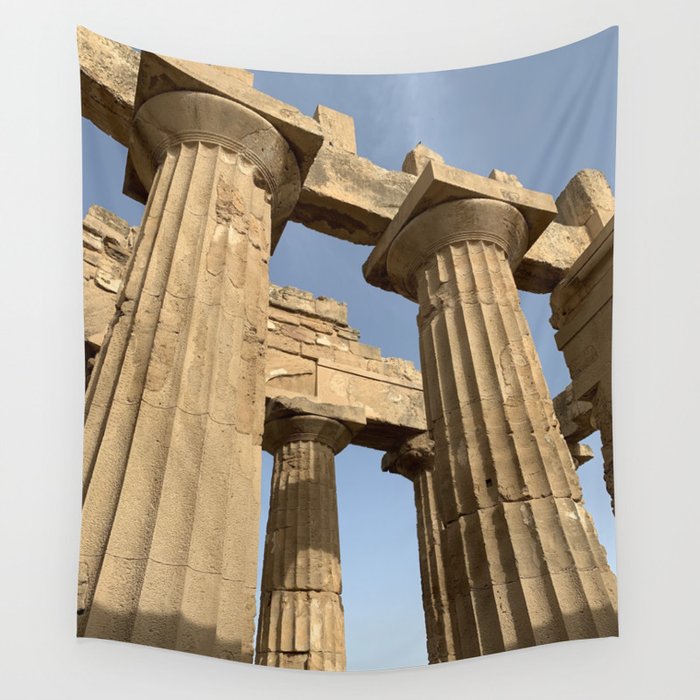 Ancient Greek Temple Wall Tapestry