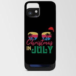 Christmas In July Sunglasses iPhone Card Case