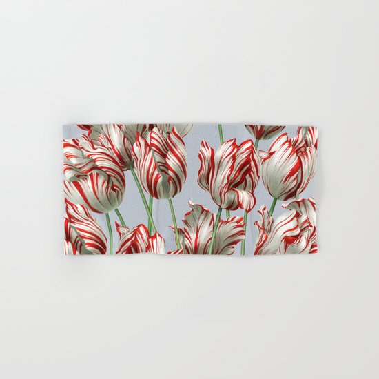 Semper Augustus Tulips Hand & Bath Towel