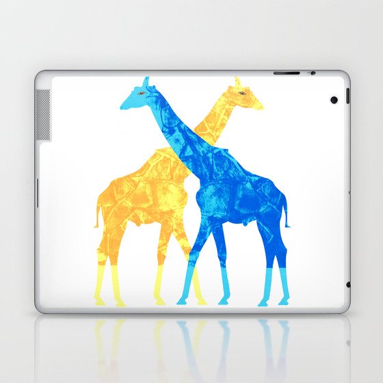 Two Giraffes Laptop & iPad Skin