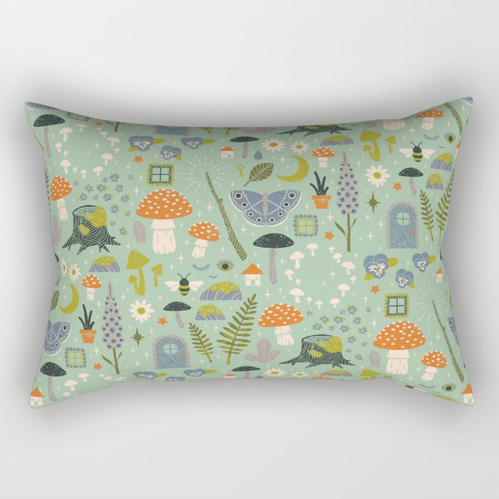 Fairy Garden Rectangular Pillow