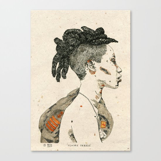 Femme Fatale Canvas Print