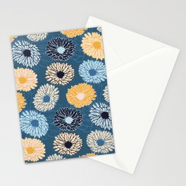 Abstract Flower Pattern 26 Stationery Card