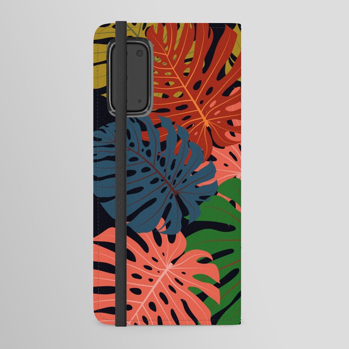 Colorful Autumn Leaves Android Wallet Case