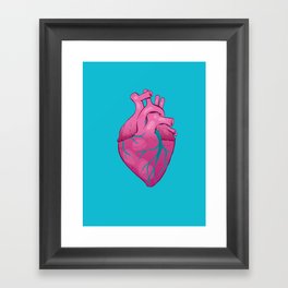 Hearts 01 - Human Heart Framed Art Print