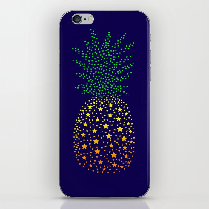 Pineapple Stars iPhone Skin