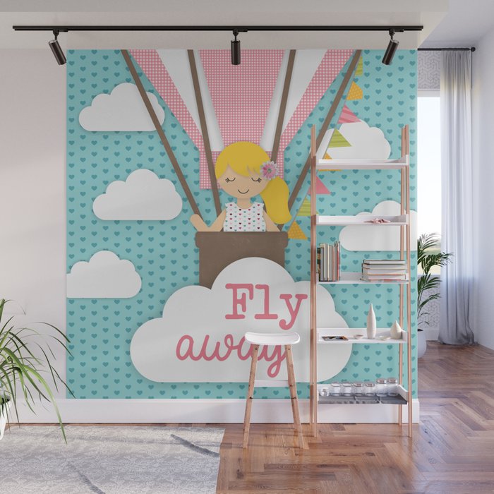 Fly away Wall Mural