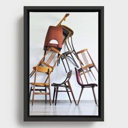 Chairs from 1960s Framed Canvas