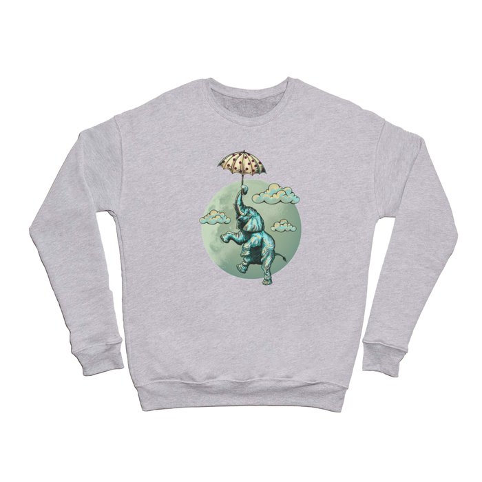 Flying elephant Crewneck Sweatshirt