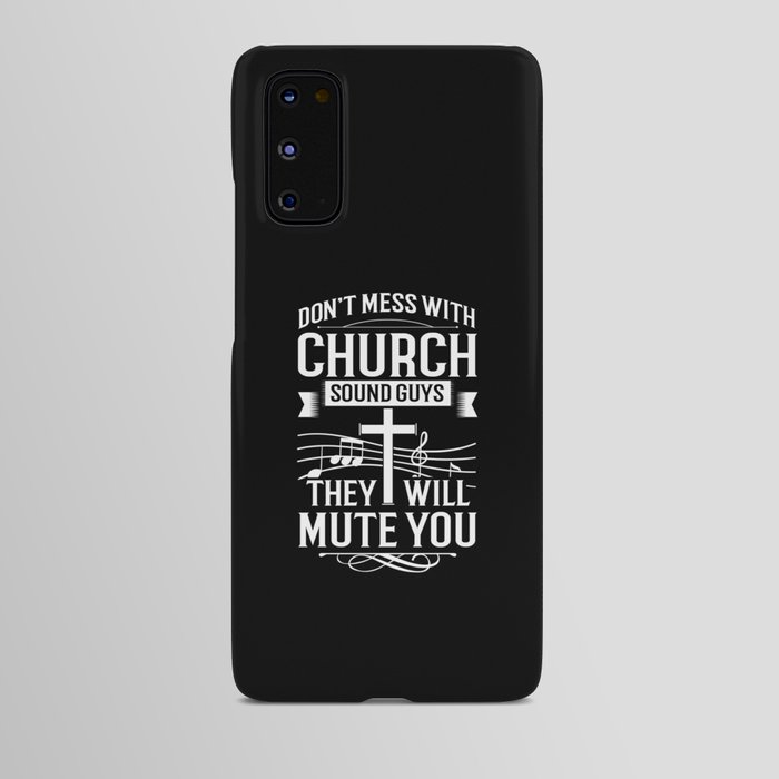 Church Sound Engineer Audio System Music Christian Android Case